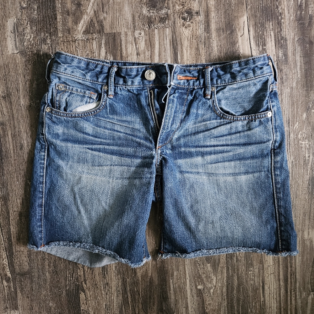 True Religion Emma Mid-Rise Bermuda Short, Size 27